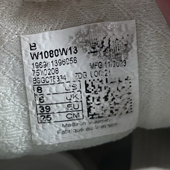 New Balance FF X 1080 V13 Women Size 8 W1080W13 White Running Shoes Sneakers - Picture 11 of 11